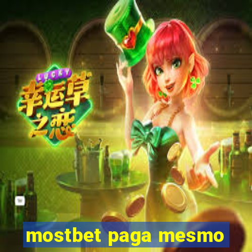 mostbet paga mesmo